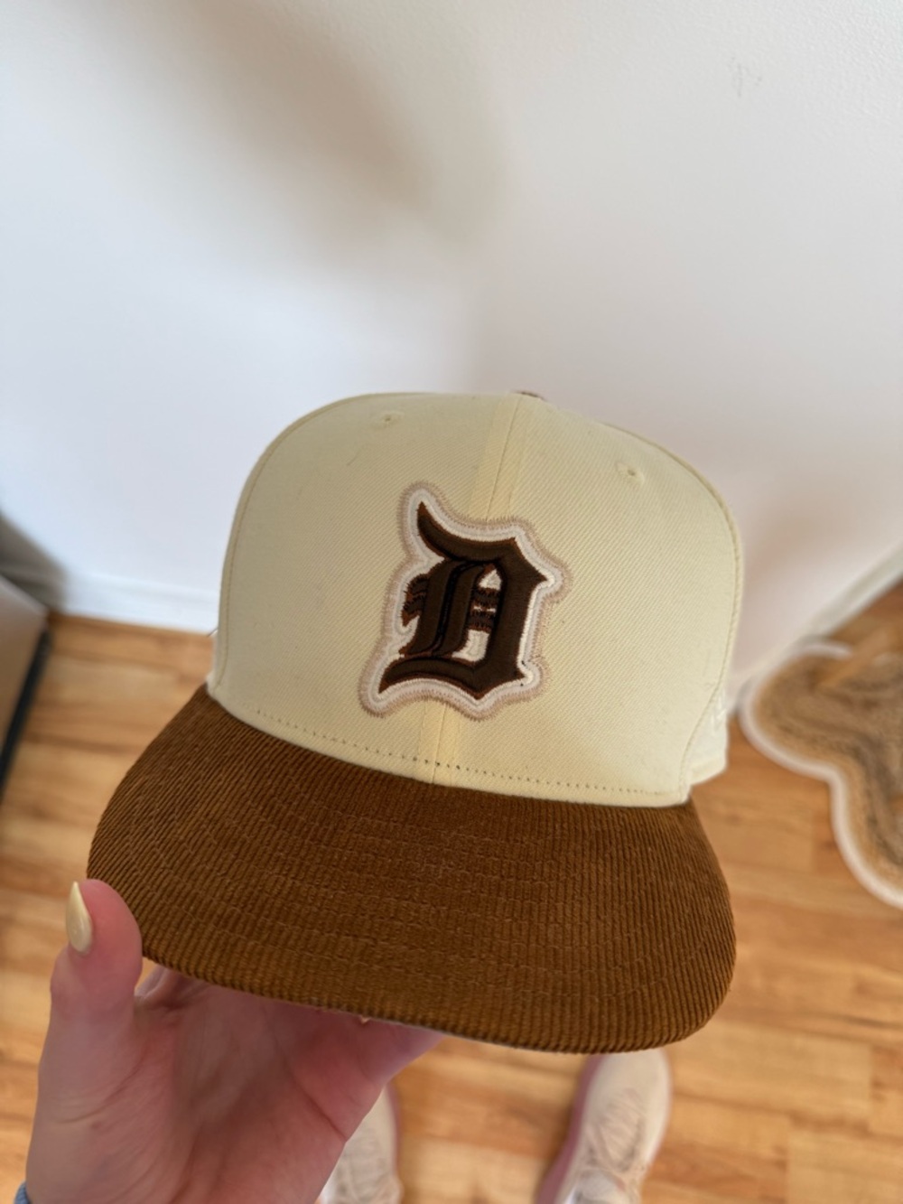 Detroit Tigers Corduroy Fitted Hat 7 1/4